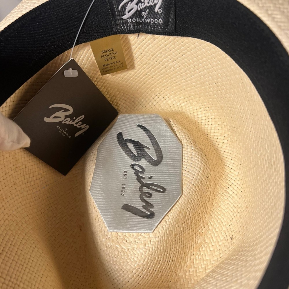 The Hanson Style Men's Fedora crafted from Lite Straw Men's Size S - Picture 4 of 9